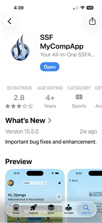 SSF MyCompApp — Download the App