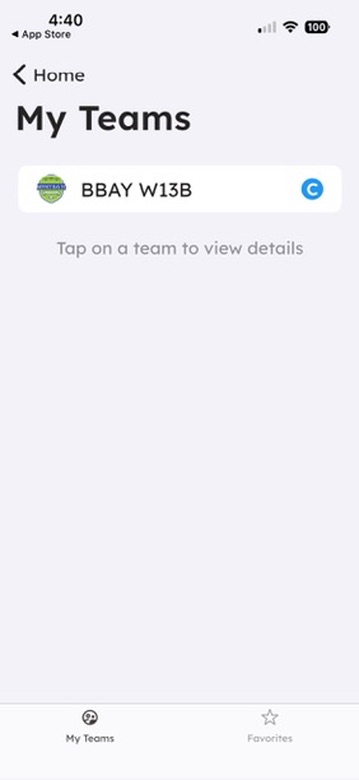 SSF MyCompApp — Follow Your Team