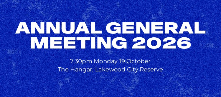 Bonnet Bay FC Annual General Meeting 2026 - 7:30pm Monday 19 October, The Hangar, Lakewood City Reserve